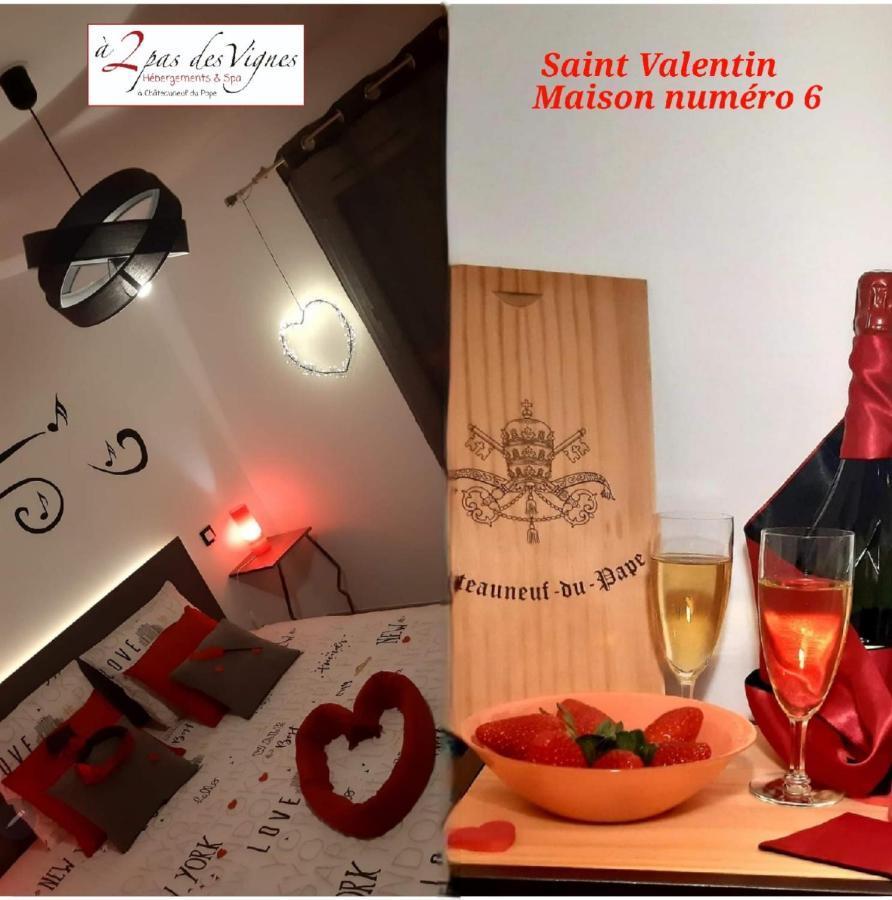 A 2 Pas Des Vignes, Hebergements Et Spa, Maison Numero 6, A Chateauneuf Du Pape Εξωτερικό φωτογραφία
