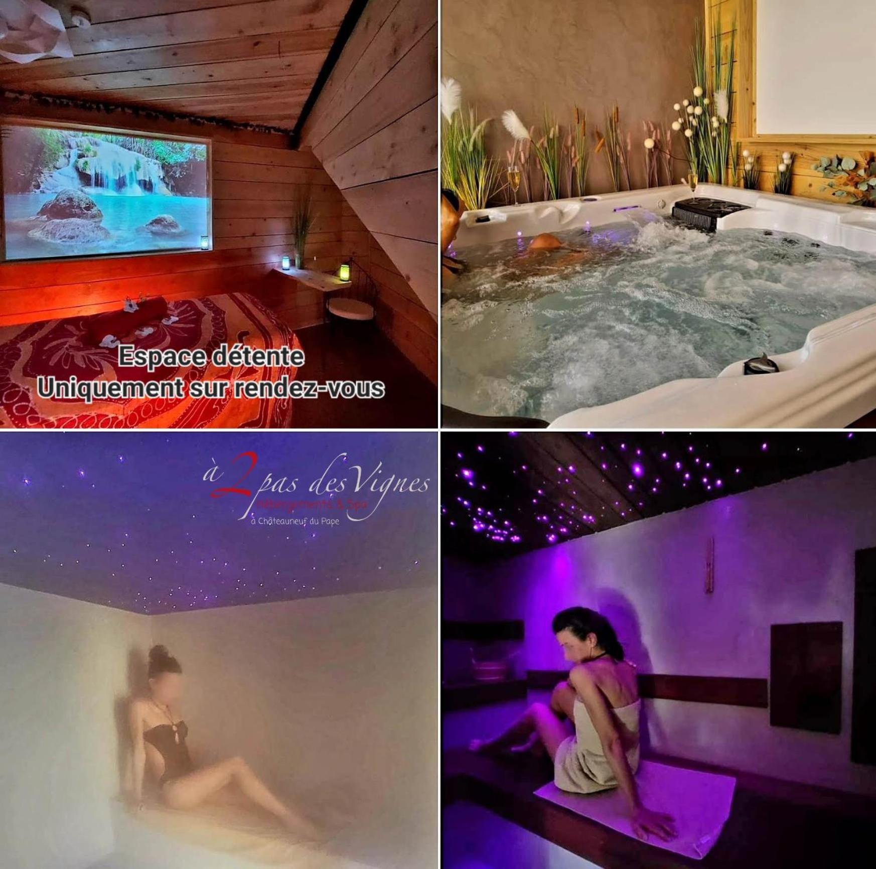 A 2 Pas Des Vignes, Hebergements Et Spa, Maison Numero 6, A Chateauneuf Du Pape Εξωτερικό φωτογραφία